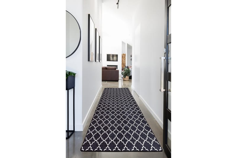 Chilai Matte 100x180 cm, Svart/Hvit