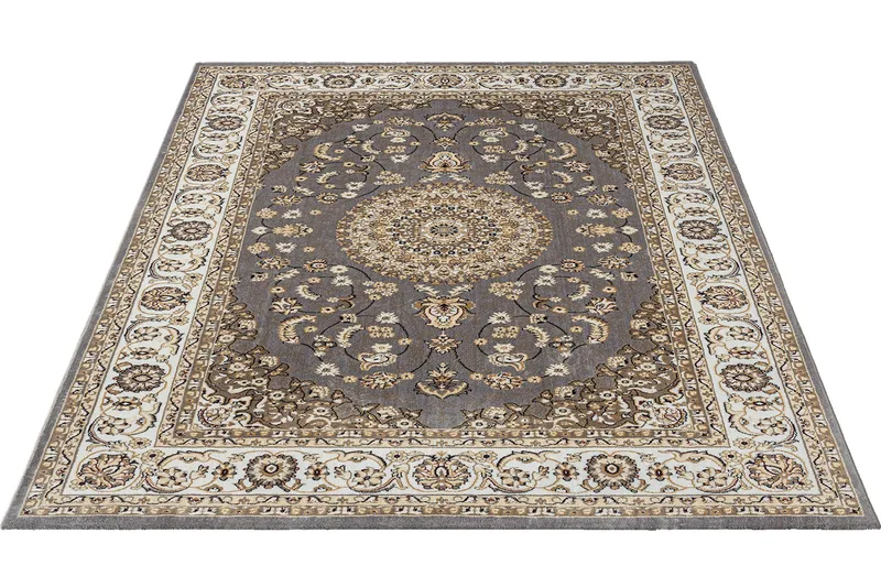 Dubai Medallion Wiltonmatte 200x290 cm - Grå - Tekstiler - Tepper & Matter - Moderne tepper - Friezematter