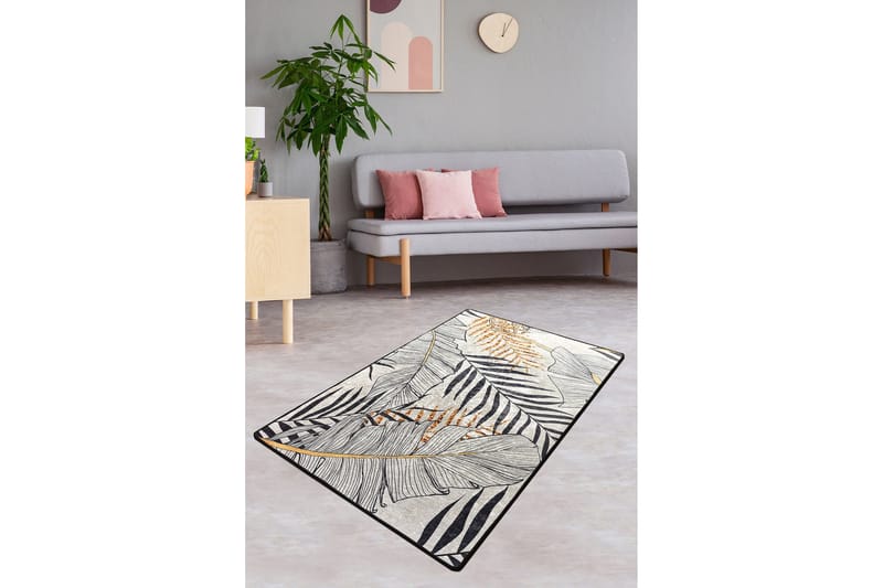 Matte Urte (100 x 200) - Flerfarget/Fløyel - Tekstiler - Tepper & Matter - Moderne tepper - Friezematter