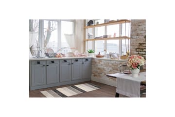 Garnteppe Båstad - 75x150 cm, Svart - Tekstiler - Tepper & Matter - Moderne tepper - Bomullstepper