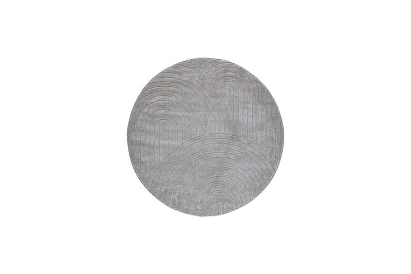Genova Zen Wiltonteppe 160x160 cm Rund, Grå