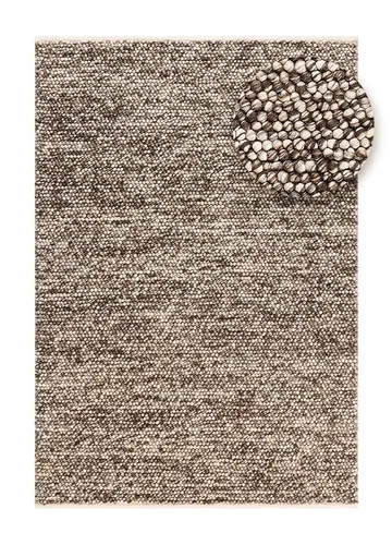Håndvevd teppe KM Home Bubble 240x340 cm Sjokolade Melange - Sjokolade melange - Tekstiler - Tepper & Matter - Moderne tepper - Ullteppe