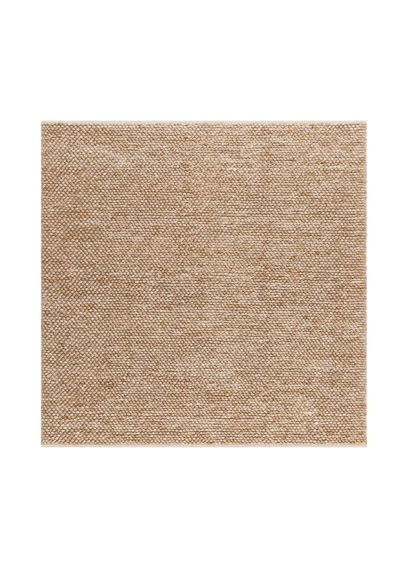 Håndvevd teppe KM Home Bubble kvadrat 200x200 cm Karamell, Karamell