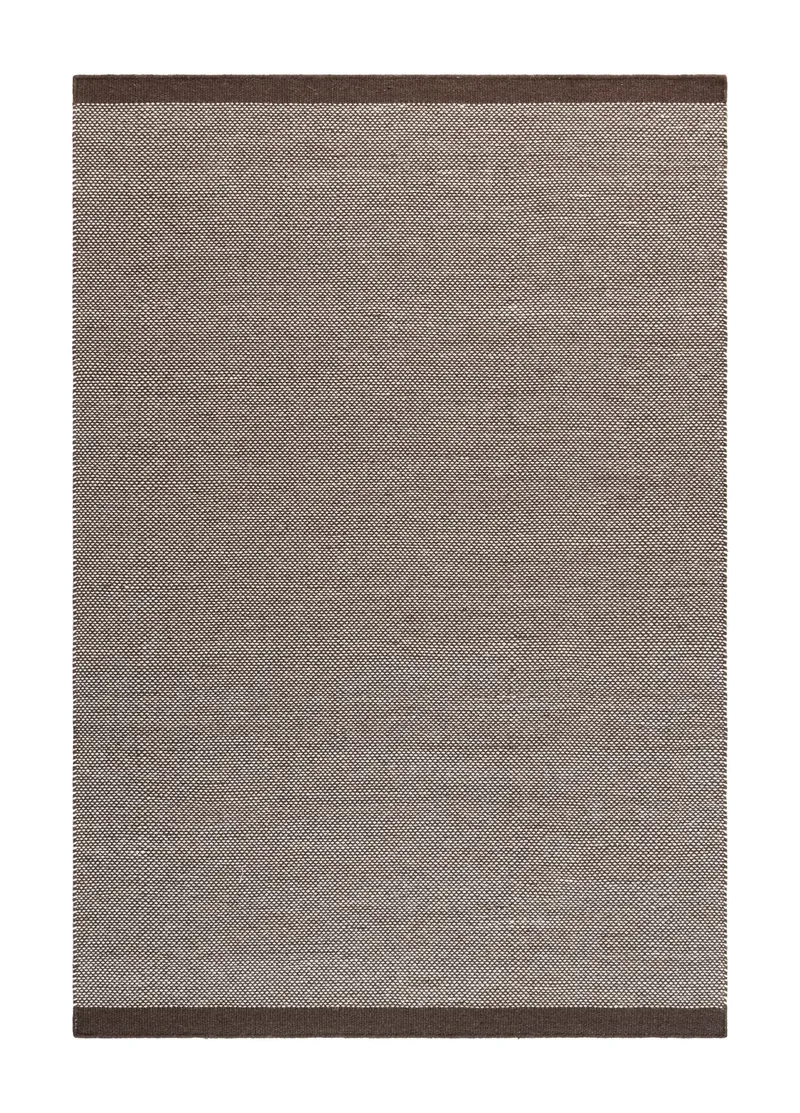 Håndvevd teppe KM Home Sandhamn 300x400 cm Sjokolade, Sjokolade
