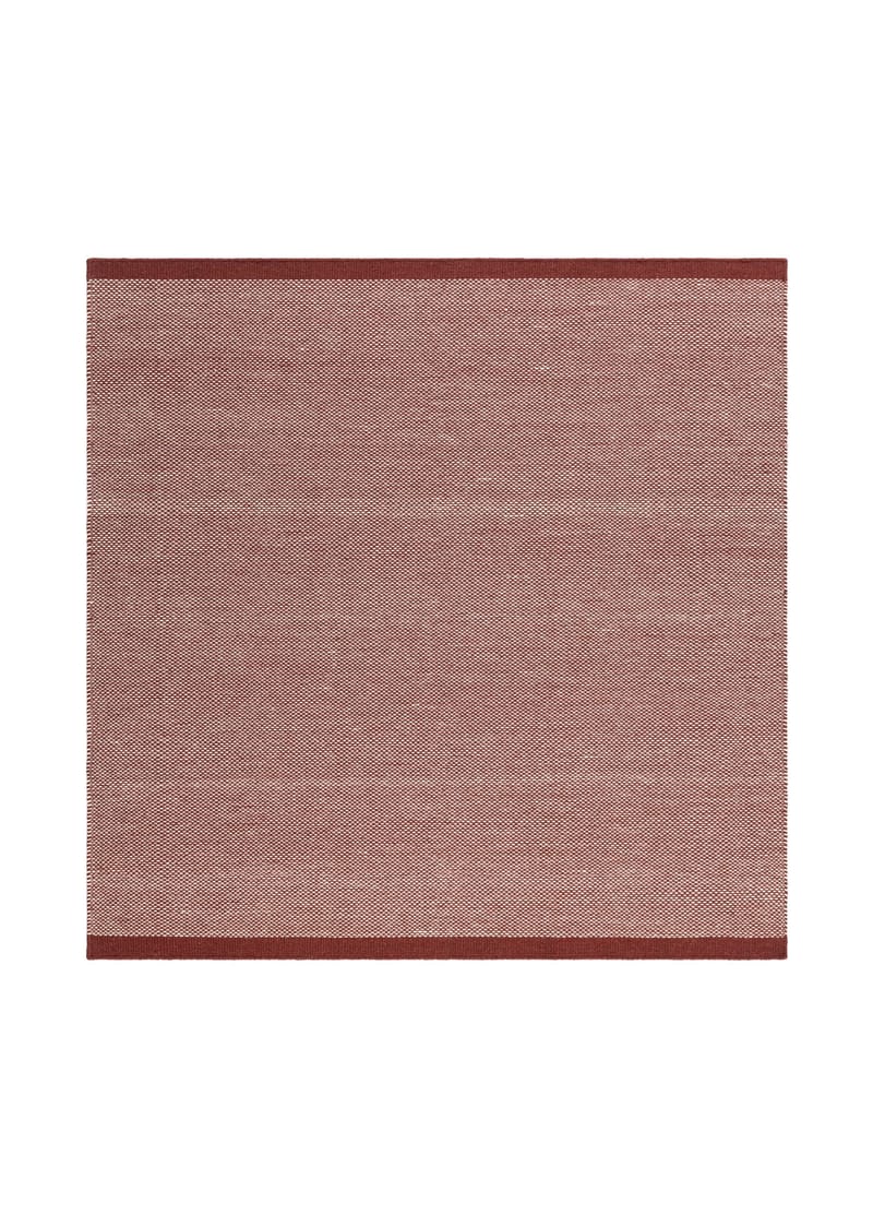 Håndvevd teppe KM Home Sandhamn Kvadrat 200x200 cm Marsala, Marsala