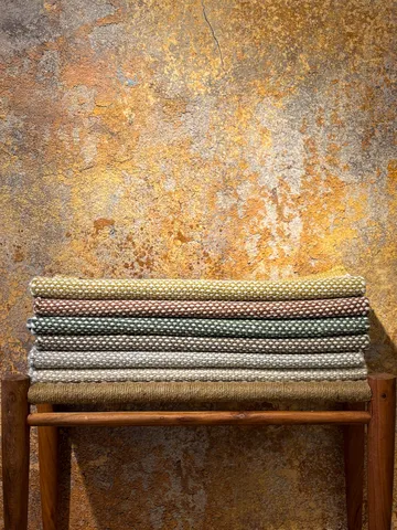 Håndvevd teppe KM Home Sandhamn Kvadrat 250x250 cm Natur - Natur - Tekstiler - Tepper & Matter - Moderne tepper - Ullteppe