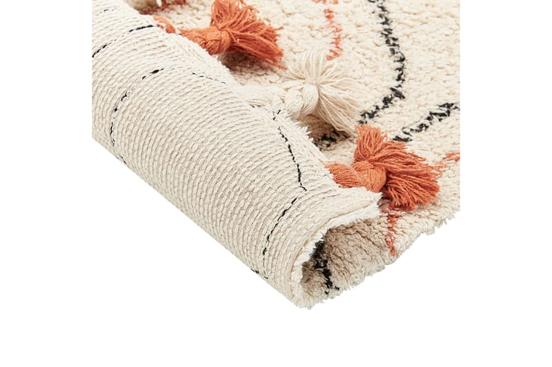 Hajipur Ryeteppe 160x230 cm - Beige - Tekstiler - Tepper & Matter - Moderne tepper - Bomullstepper