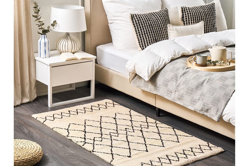 Havsa Ryeteppe 80x150 cm - Beige - Tekstiler - Tepper & Matter - Små tepper