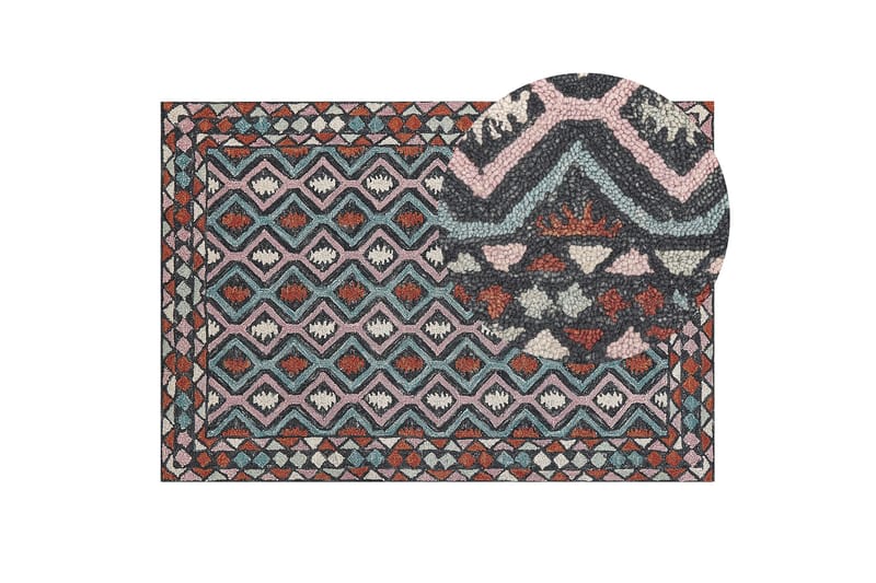 Haymana Ullteppe 140x200 cm - Blå - Tekstiler - Tepper & Matter - Moderne tepper - Ullteppe