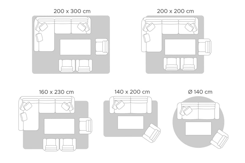 Kebir Bomullsteppe 80x150 cm - Svart/hvit - Tekstiler - Tepper & Matter - Moderne tepper - Bomullstepper