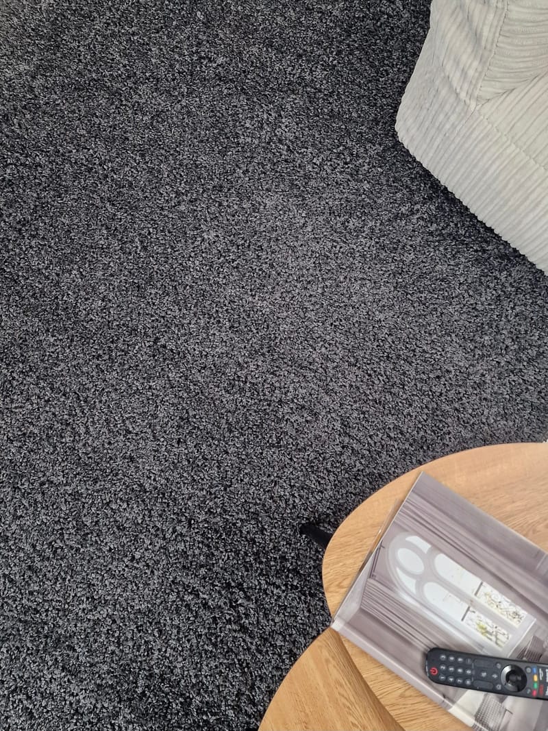 Lounge Ryeteppe 200x290 cm Rektangulær - Grafitt - Tekstiler - Tepper & Matter - Moderne tepper - Ryeteppe