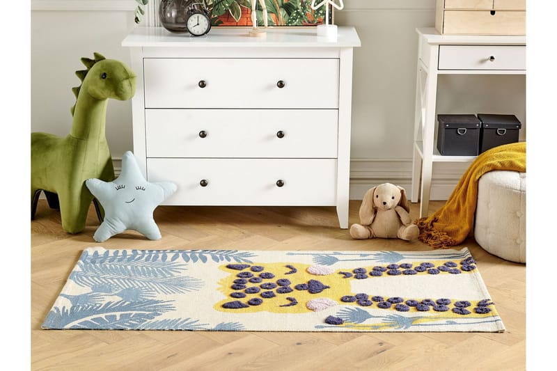 Luas Bomullsteppe 80x150 cm - Beige - Tekstiler - Barnetekstiler - Barnetepper