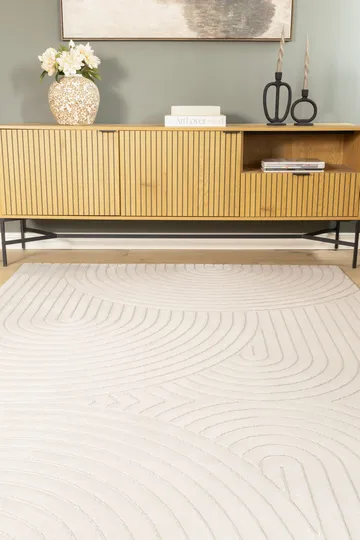 Maskinvevd teppe Cozy Zen 155x230 cm - Grå - Tekstiler - Tepper & Matter - Moderne tepper - Wiltontepper