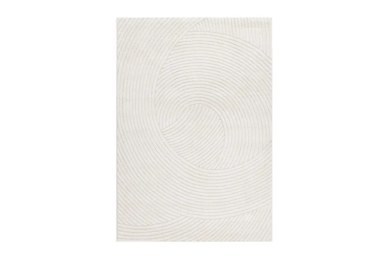 Maskinvevd teppe Genova Harmony, 240x340 cm, Hvit