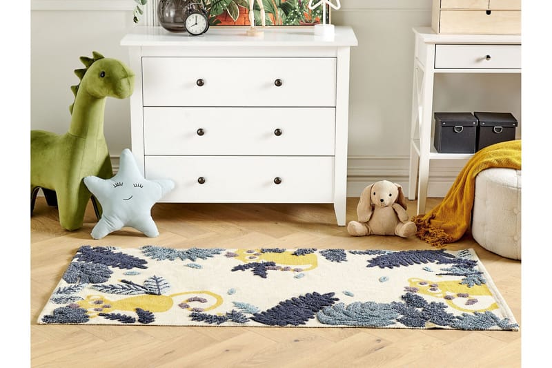 Naibos Bomullsteppe 80x150 cm - Beige - Tekstiler - Barnetekstiler - Barnetepper