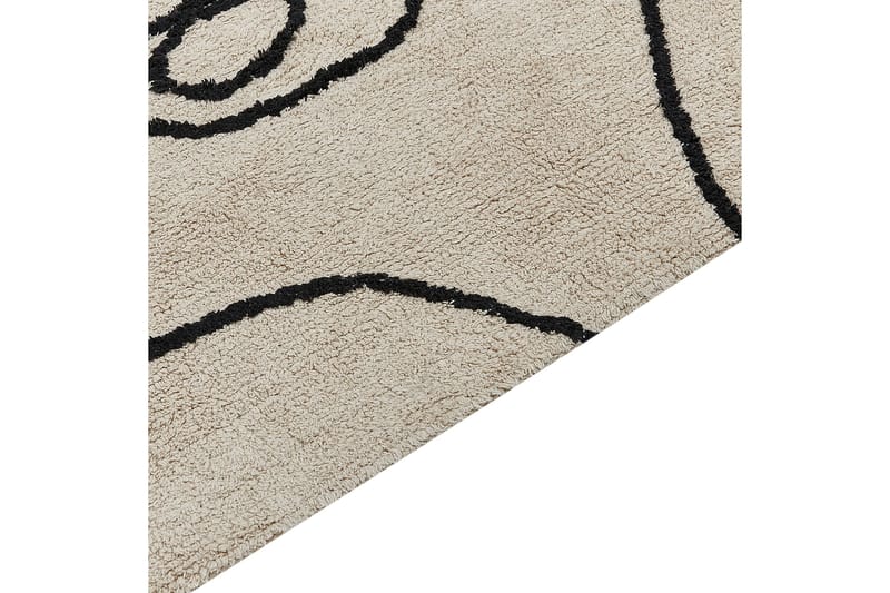 Nuru Bomullsteppe 140x200 cm - Beige - Tekstiler - Tepper & Matter - Moderne tepper - Bomullstepper