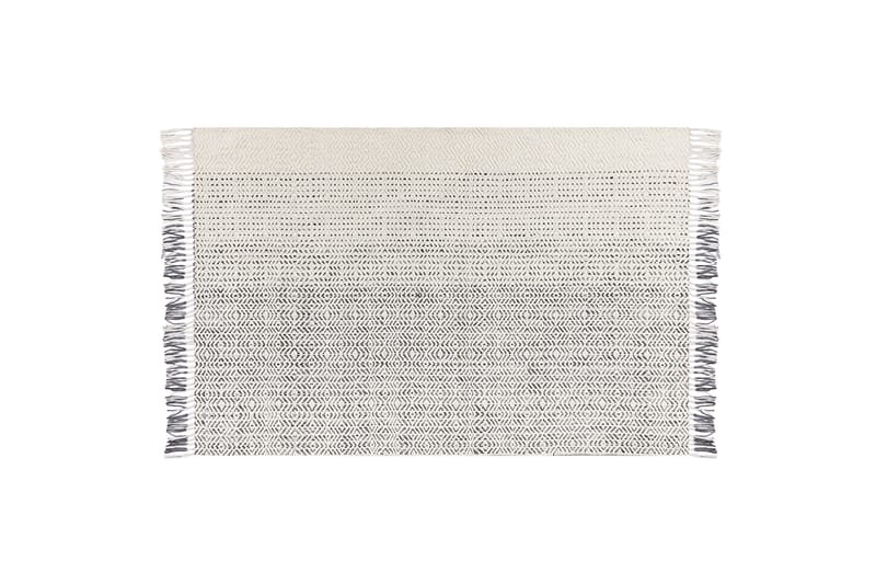 Omerli Ullteppe 140x200 cm, Svart/hvit