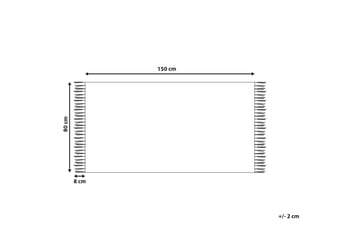 Omerli Ullteppe 80x150 cm - Svart/hvit - Tekstiler - Tepper & Matter - Moderne tepper - Ullteppe
