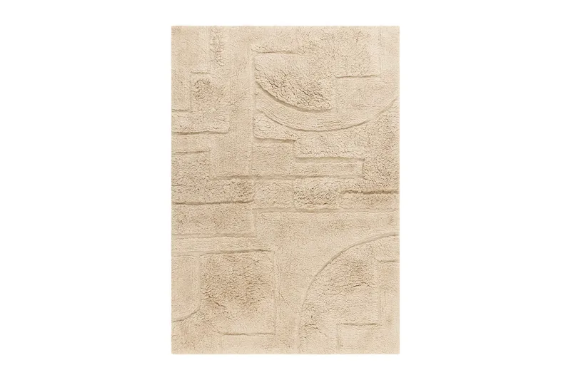 Pure Ullteppe 200x300 cm Rektangulær, Beige