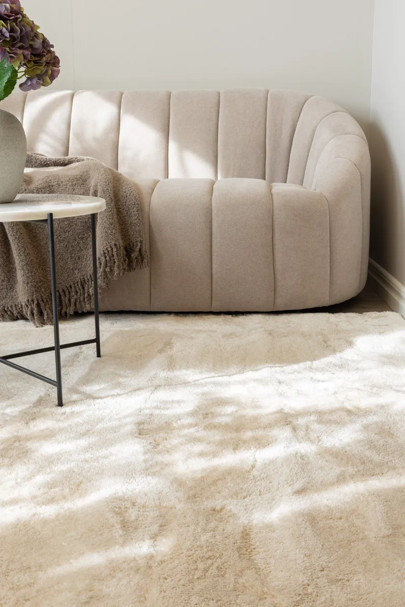Cozy Ryeteppe 110x160 cm Rektangulær - Natur - Tekstiler - Tepper & Matter - Moderne tepper - Ryeteppe