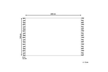 Sanliurfa Ryeteppe 140x200 cm - Beige - Tekstiler - Tepper & Matter - Moderne tepper - Ryeteppe