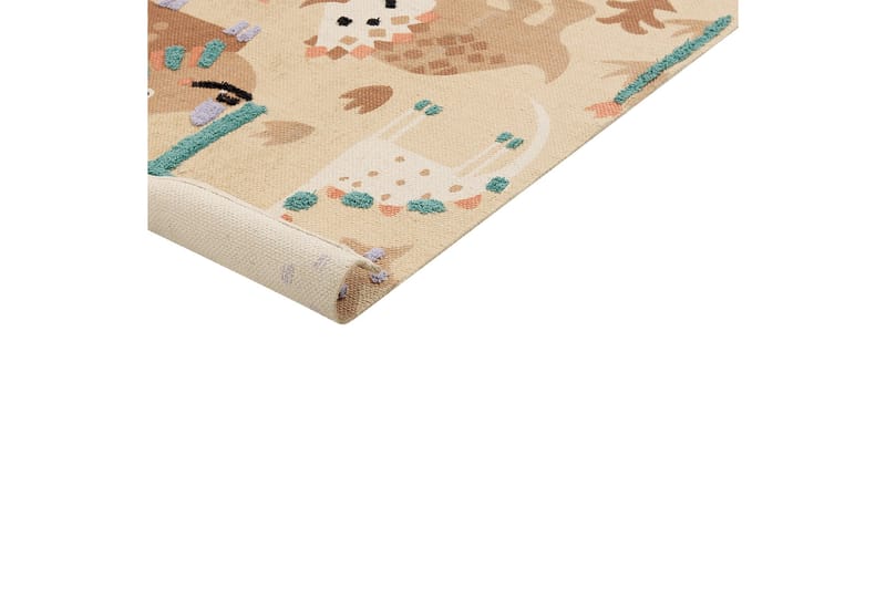 Stabat Bomullsteppe 80x150 cm - Oransje - Tekstiler - Barnetekstiler - Barnetepper