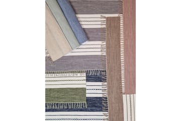 Sund Bomullsteppe 75x280 cm Oval - Mørkbeige - Tekstiler - Tepper & Matter - Moderne tepper - Bomullstepper