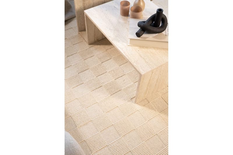 Sydney Ullteppe 200x200 cm - Beige - Tekstiler - Tepper & Matter - Moderne tepper - Ullteppe