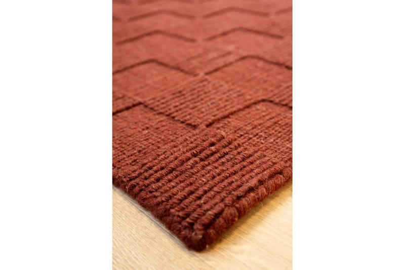 Sydney Ullteppe 240x340 cm - Rød - Tekstiler - Tepper & Matter - Moderne tepper - Ullteppe