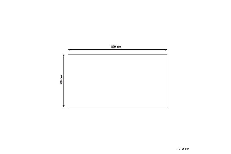 Synopa Ryeteppe 80x150 cm - Svart/hvit - Tekstiler - Tepper & Matter - Moderne tepper - Bomullstepper