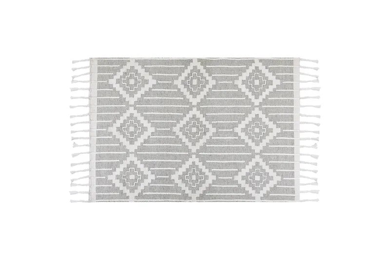 Tabiat Ryeteppe 160x230 cm, Svart/hvit