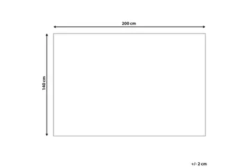 Tezpur Bomullsteppe 140x200 cm - Beige - Tekstiler - Tepper & Matter - Moderne tepper - Bomullstepper
