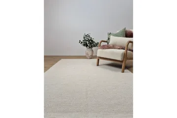 Torsby Ullteppe 200x290 cm Rektangulær - Hvit - Tekstiler - Tepper & Matter - Moderne tepper - Ullteppe
