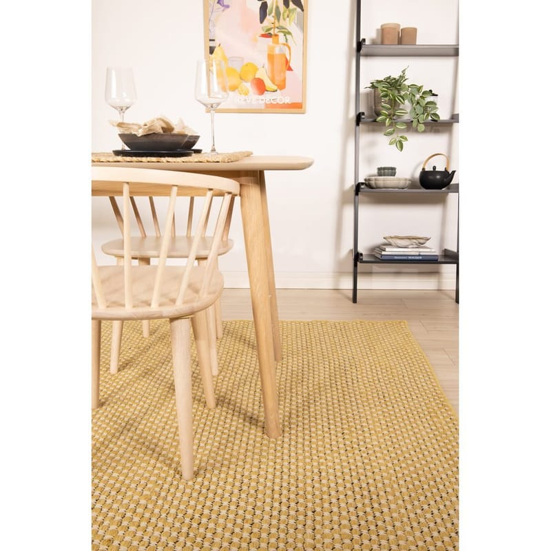 Ullmatta KM Home Gul 140x200 cm - Tekstiler - Tepper & Matter - Moderne tepper - Ullteppe