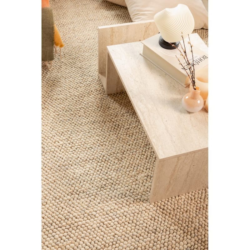 Ullmatte Bubble Kvadrat - 200 x 200 cm, sand - Tekstiler - Tepper & Matter - Moderne tepper - Ullteppe