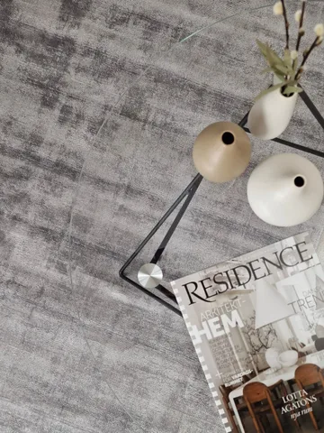 Tribeca Viskoseteppe 240x340 cm Rektangulær - Grå - Tekstiler - Tepper & Matter - Moderne tepper - Viskosematter