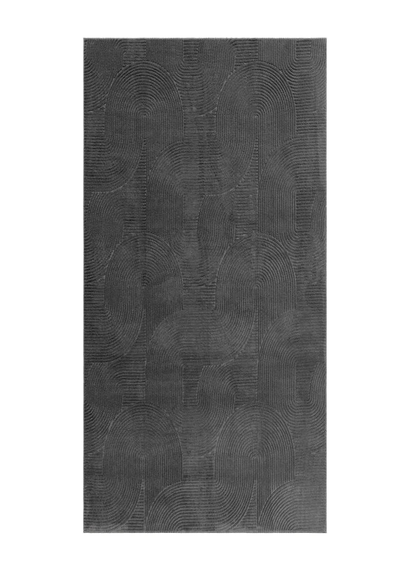 Castello Løper 80x250 cm Rektangulær, Grafitt