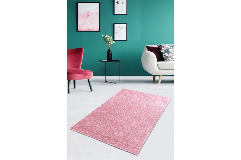 Hall Matte Maggie - Rosa (80 x 200), Rosa / Fløyel