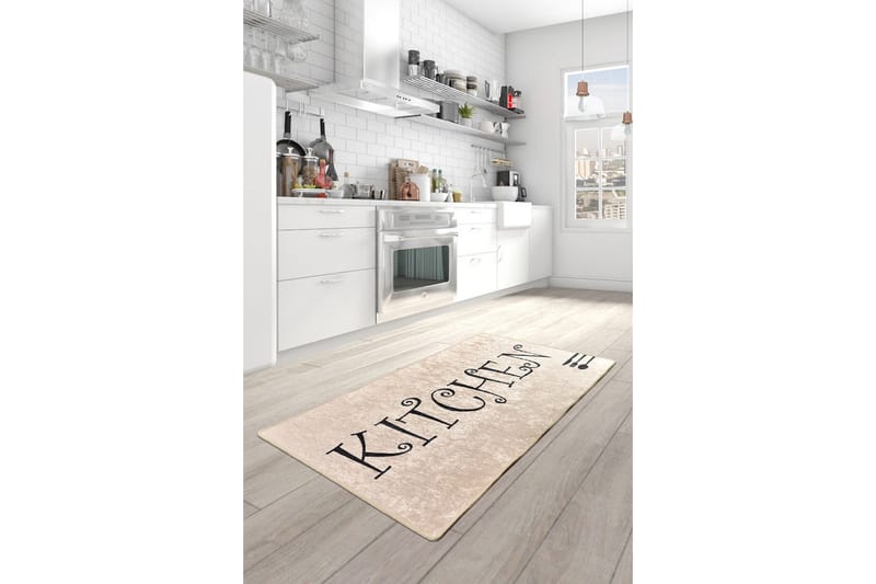 Hall Matte Skje (80 x 200) - Flerfarget/Fløyel - Tekstiler - Tepper & Matter - Hall matte