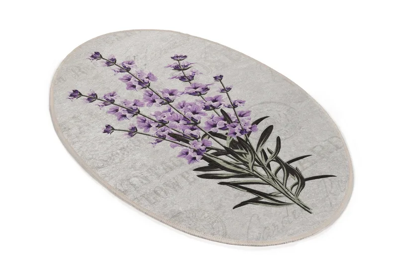 Matte Lavender Oval DJT, Flerfarget/Fløyel