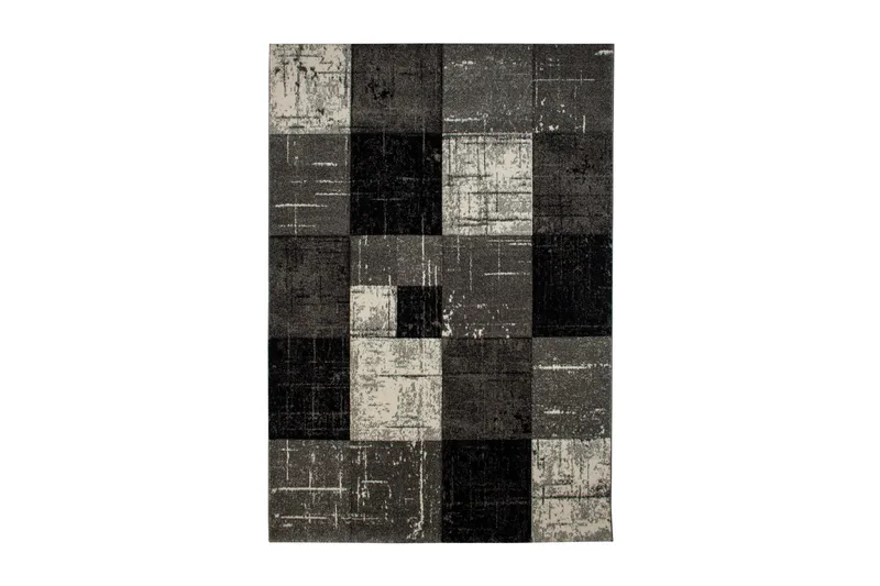 London Square Friezematte 160x230, Svart/Grå