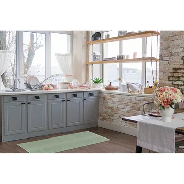Plastteppe Hilma Plain - 70x250 cm, Grønn - Tekstiler - Tepper & Matter - Moderne tepper - Wiltontepper