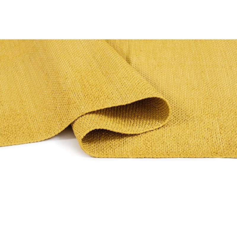 Plastteppe Hilma Plain - 150x220 cm, Gul - Tekstiler - Tepper & Matter - Moderne tepper - Wiltontepper