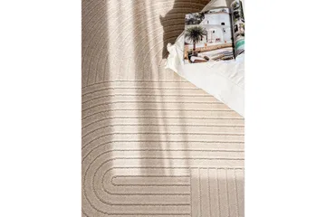 Utomhusmatta KM Home Linnebeige 160x230 cm - Tekstiler - Tepper & Matter - Store tepper